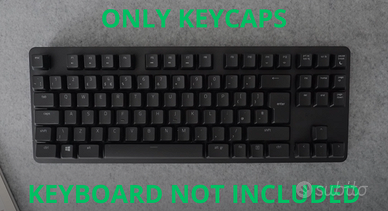 RAZER Keycaps Tasti Copritasti Neri UK layout TKL