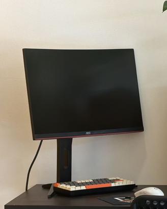 Monitor 144hz curvo 24 pollici