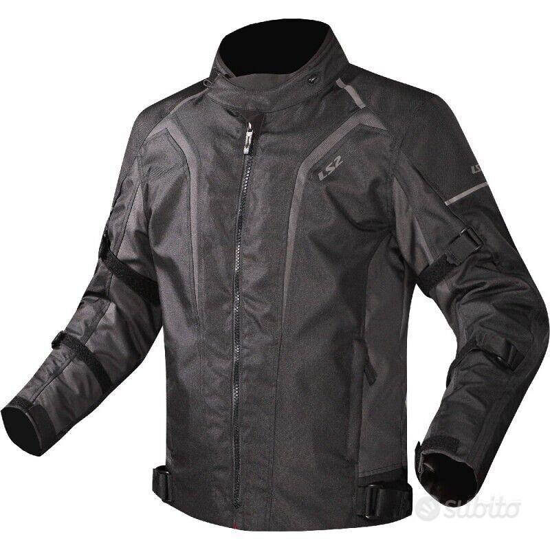 LS2 Metropolis Evo Uomo Giacca Moto Nero 4XL - 64130W11129