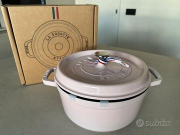 Cocotte Staub 24 cm – Sorbet Rose – NUOVA