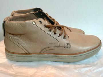Geox uomo n.46 in pelle beige | Pari al nuovo