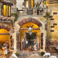 Presepe napoletano a parete