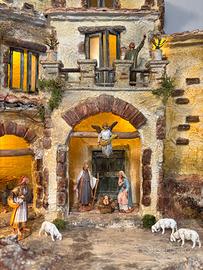 Presepe napoletano a parete