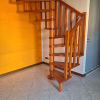 scala a chiocciola  in noce  di qualità eccezional