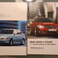 Coppia depliant brochure BMW 5 e 3 coupé 
