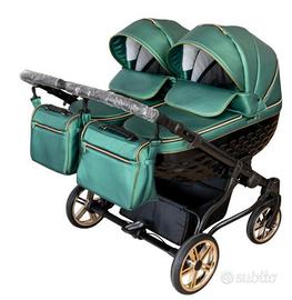 trio gemellare carrozzina passeggino NUOVO NEGOZIO