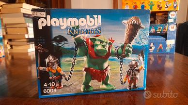 playmobil knights troll con guardiani codice 6004