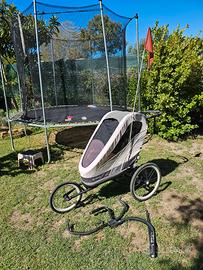 Cybex zeno + rain cover + kit bici
