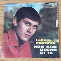 Vinile 45 Giri Gianni Morandi Non son degno di te