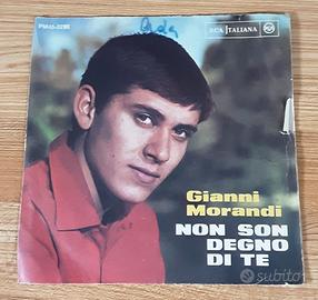 Vinile 45 Giri Gianni Morandi Non son degno di te