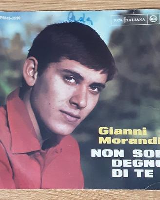 Vinile 45 Giri Gianni Morandi Non son degno di te