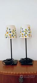 Coppia lampade / abat-jour per comodini