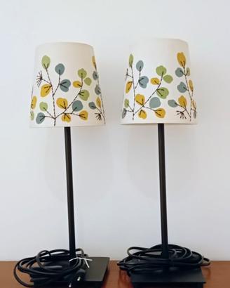 Coppia lampade / abat-jour per comodini