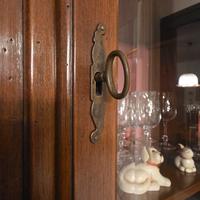 vetrina bassano mobili in noce massello