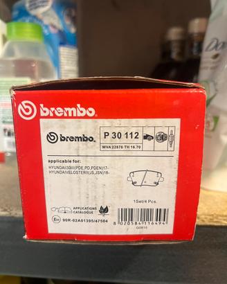 Pastiglie freni posteriore Brembo hyundai i30 N