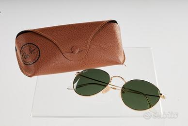 Ray-Ban round flat lenses