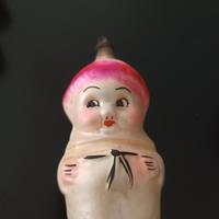 palline bambole in vetro mercurio vintage 
