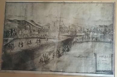 ASCOLI PICENO INCISIONE  1708