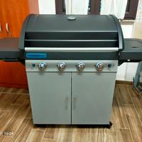 Campingaz Barbecue con 4 Bruciatori e fornello 