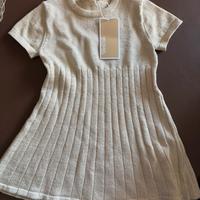 Abito neonata micheal kors oro lurex