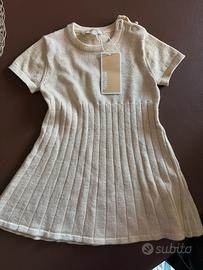 Abito neonata micheal kors oro lurex