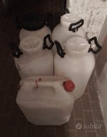 Contenitori alimentari fusto e tanica per olio EVO