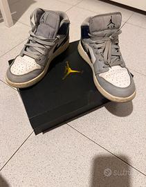 Air Jordan 1 MID Grey & blue