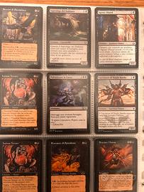 Lotto 100 carte nere + artefatti comuni non comuni