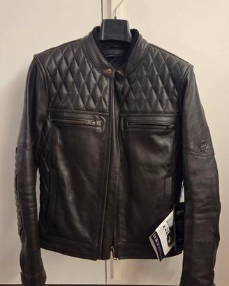 Giubbotto moto DXR in pelle tg. xs/46 
