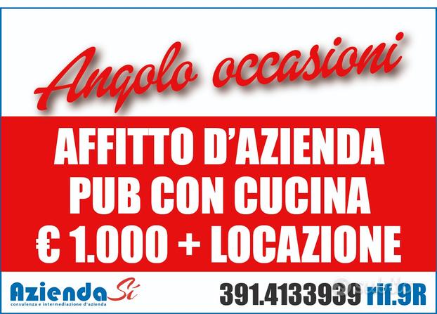 9R - bar pub con cucina in gestione