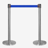 Colonnine eliminacode usate, nastro blu