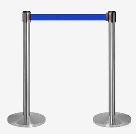 Colonnine eliminacode usate, nastro blu