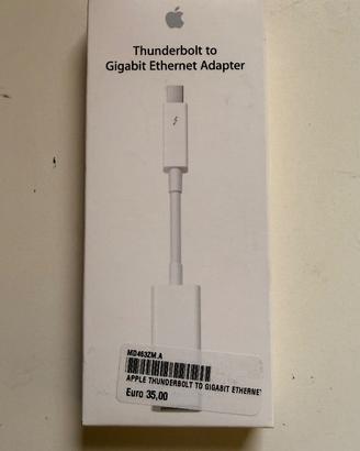 APPLE ADATTATORE THUNDERBOLT TO ETHERNET NUOVO