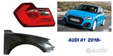 Audi A1 paraurti cofano airbag freni scarico 2018-