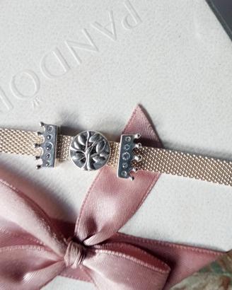 bracciale pandora reflection con clips cm.