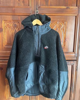 Nike Sherpa Fleece Hoodie nera con cappuccio