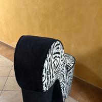 Poltrona a forma di scarpa con tacco