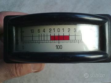 indicatore decibels vintage da pannello pezzo raro