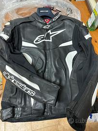 Giubbotto pelle alpinestars