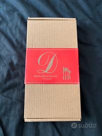 Posate acciaio con letterA D incisa