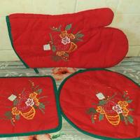 Set da cucina natalizio