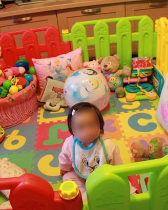 Recinto staccionata per bambini 8 moduli