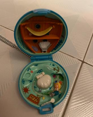 Polly pocket vintage conchiglia con sirenetta