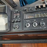 TV Radio cassette recorder Audiola anni 70 vintage