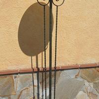 piantana lampada in ferro