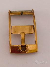 fibbia Vintage Omega placcata oro larghezza 10mm 