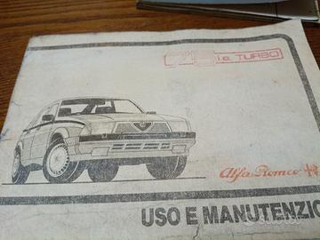 uso e manutenzione alfa 75 18 turbo