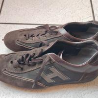 Scarpe Hogan originali uomo marroni taglia 9 1/2