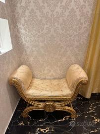 divanetto stile barocco