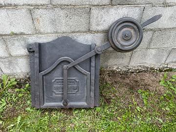 Porta forno in ghisa